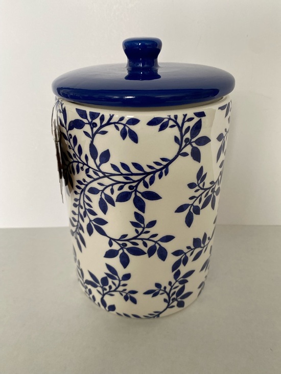 10 Strawberry Street Other - BLUE WHITE VINE FLORAL by 10
Strawberry St. BELLA Canister Toile Chinoiserie